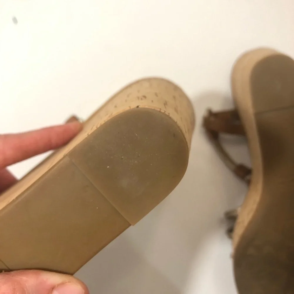 Coach Georgiana platform sandals 9.5 b